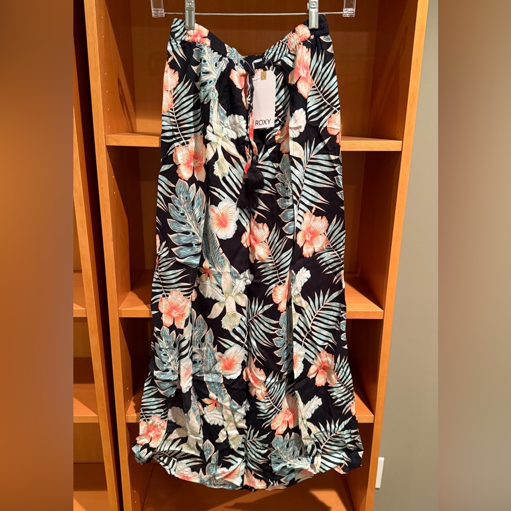 Roxy Tropical Print Coverup Skirt XS
